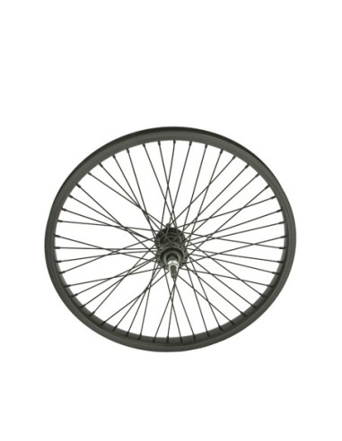 20 x 1.75 Alloy Free Wheel 48 Spoke 14gBlack...